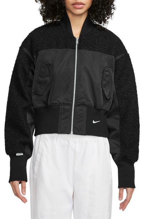 Nike Sportswear Collection High Pile Fleece Bomber Jacket Product Image