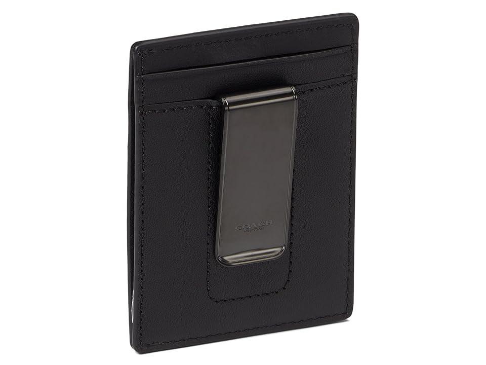 COACH Mens Sport Calf Leather Money Clip Card Case Product Image