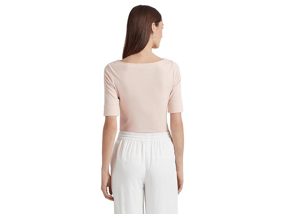 Lauren Ralph Lauren Stretch Boatneck Top, Regular & Petite Product Image