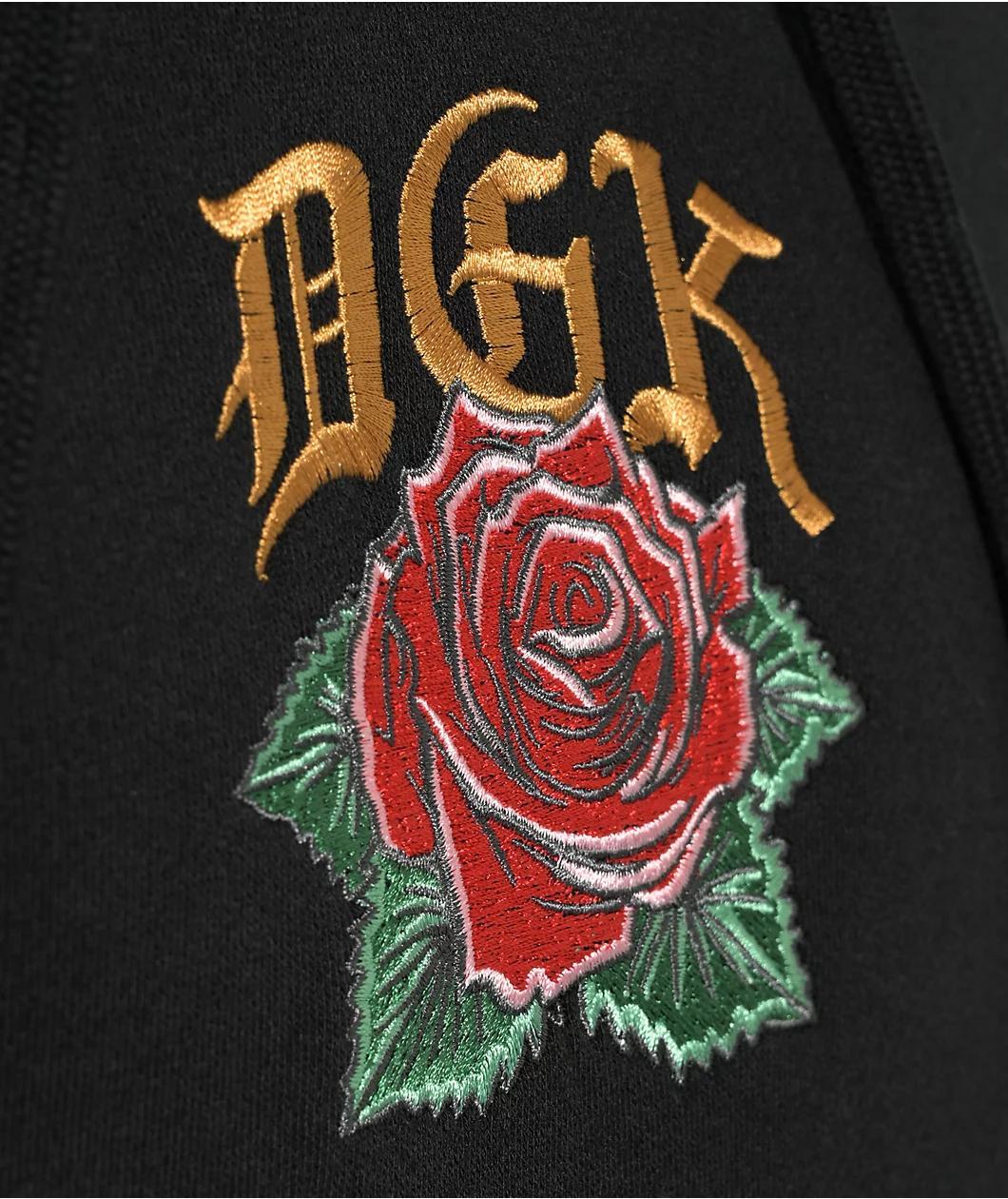 DGK Guadalupe Embroidered Black Hoodie Product Image