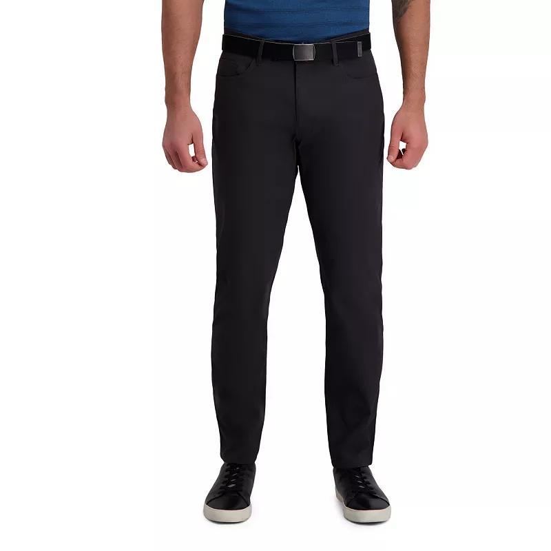 Mens Haggar Active Series Travel Slim-Fit 5-Pocket Ripstop Pants Product Image