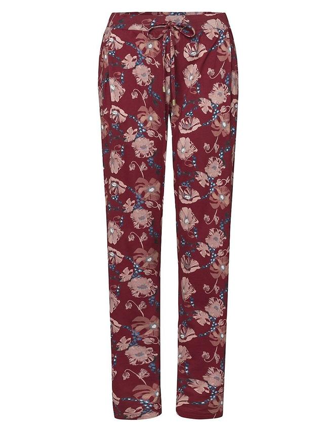 Womens Floral Lounge Pants Product Image