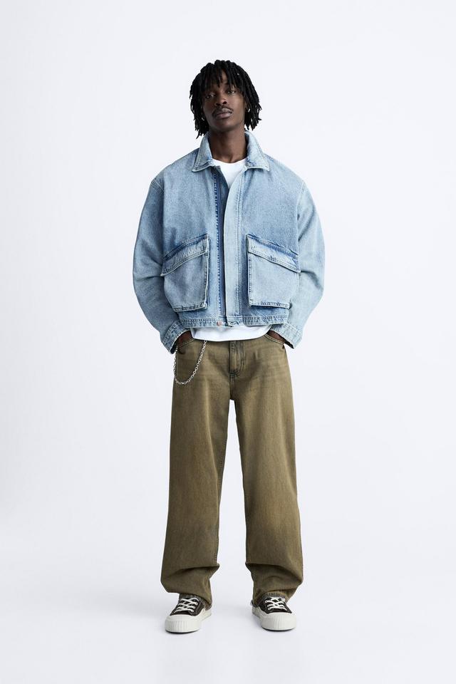 CROPPED DENIM JACKET Product Image