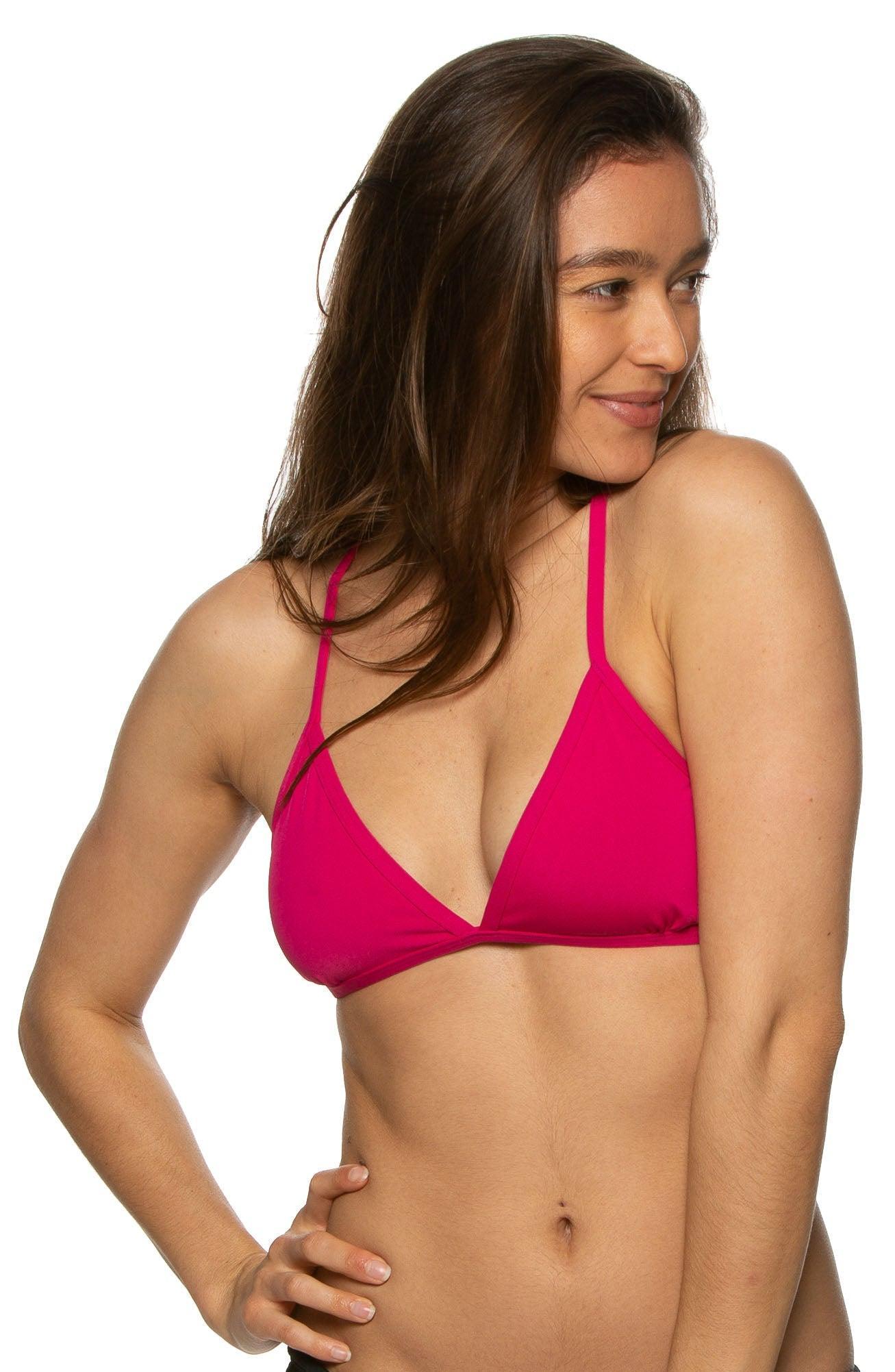 Triangle Bikini Top - Dragon Fruit Female Product Image