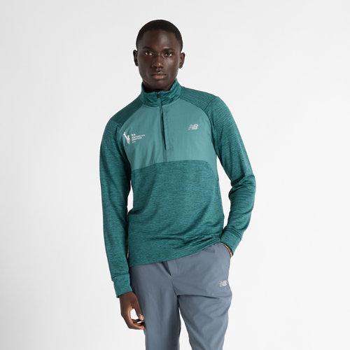 New Balance Men's NYC Marathon Athletics Heat Grid 1/2 Zip Product Image