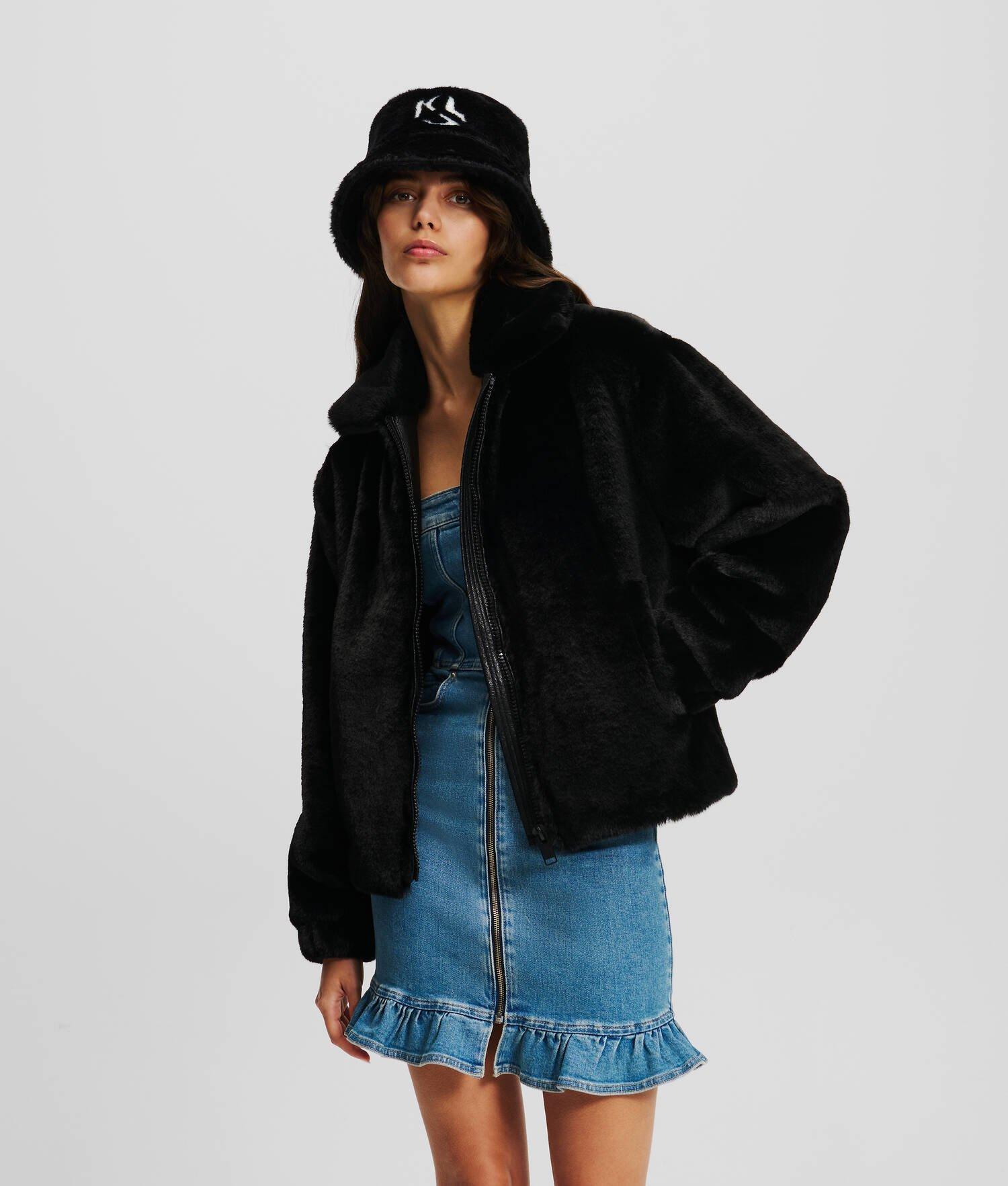 KLJ FAUX FUR JACKET Product Image