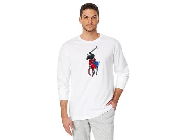 Polo Ralph Lauren Classic Fit Plaid Pony Jersey T-Shirt Men's T Shirt Product Image