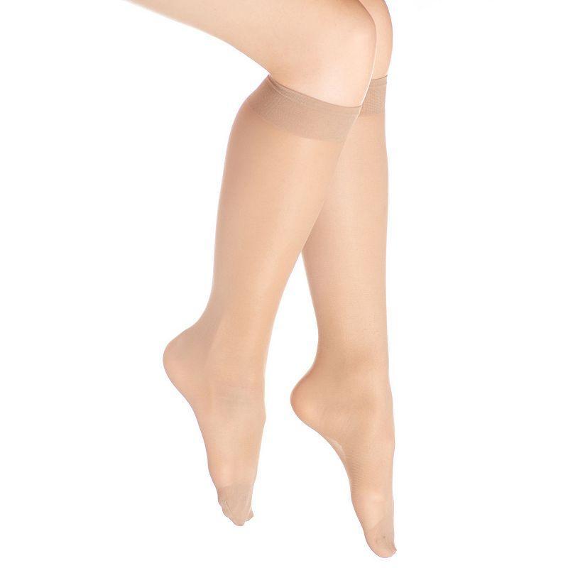 LECHERY 2-Pack Matte Silky Sheer 20 Knee High Socks Product Image