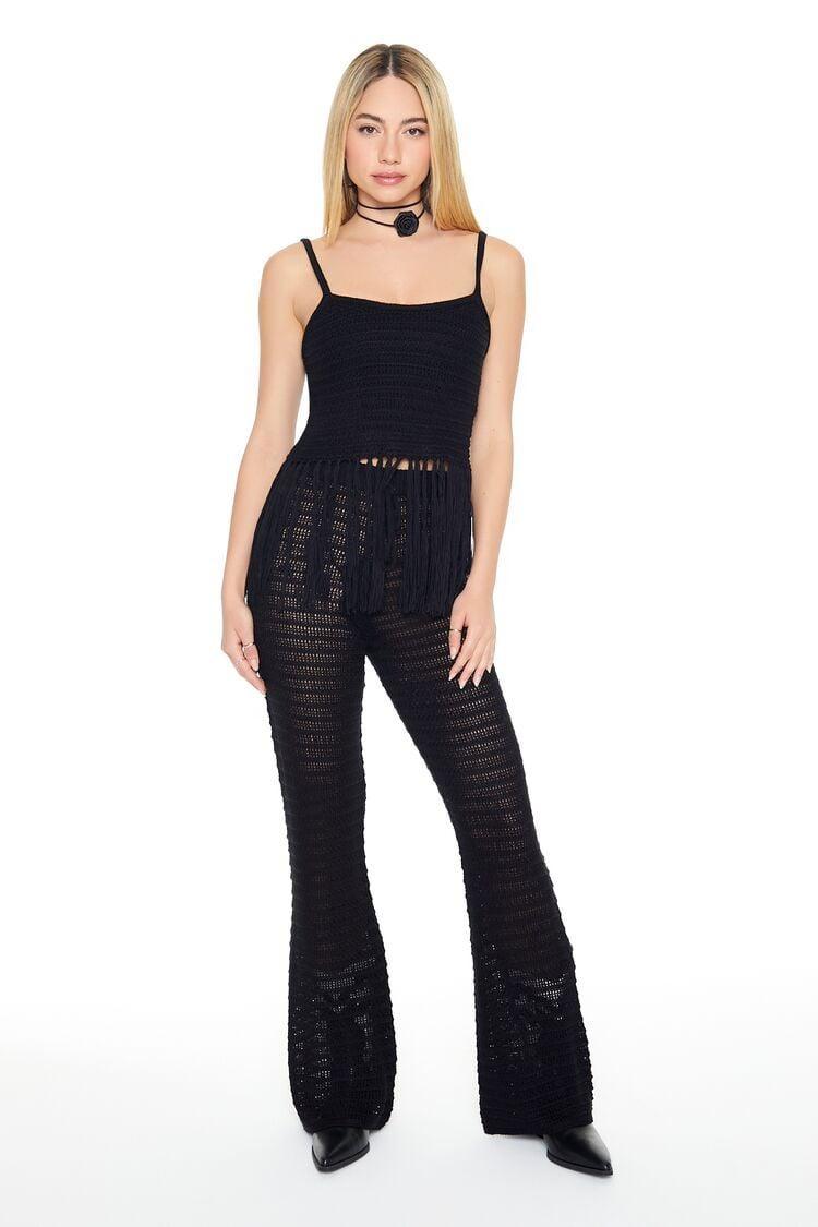 Crochet Fringe Cami & Pants Set | Forever 21 Product Image