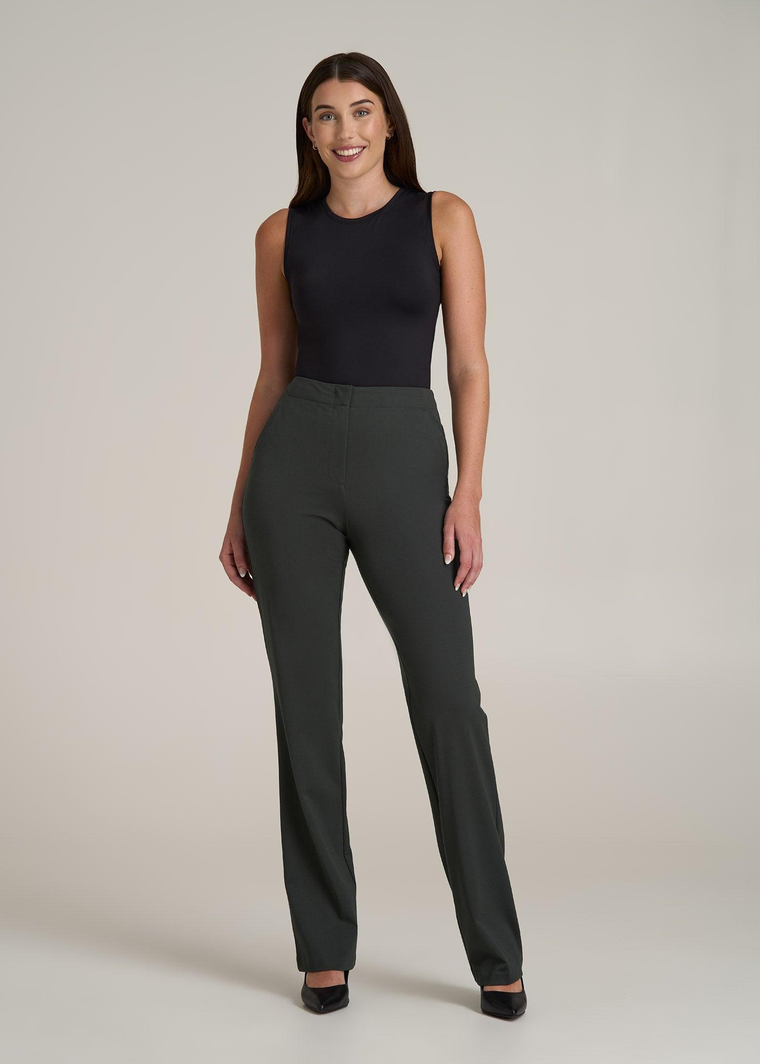 Straight Leg Dress Pants for Tall Women in Pine Grove Product Image