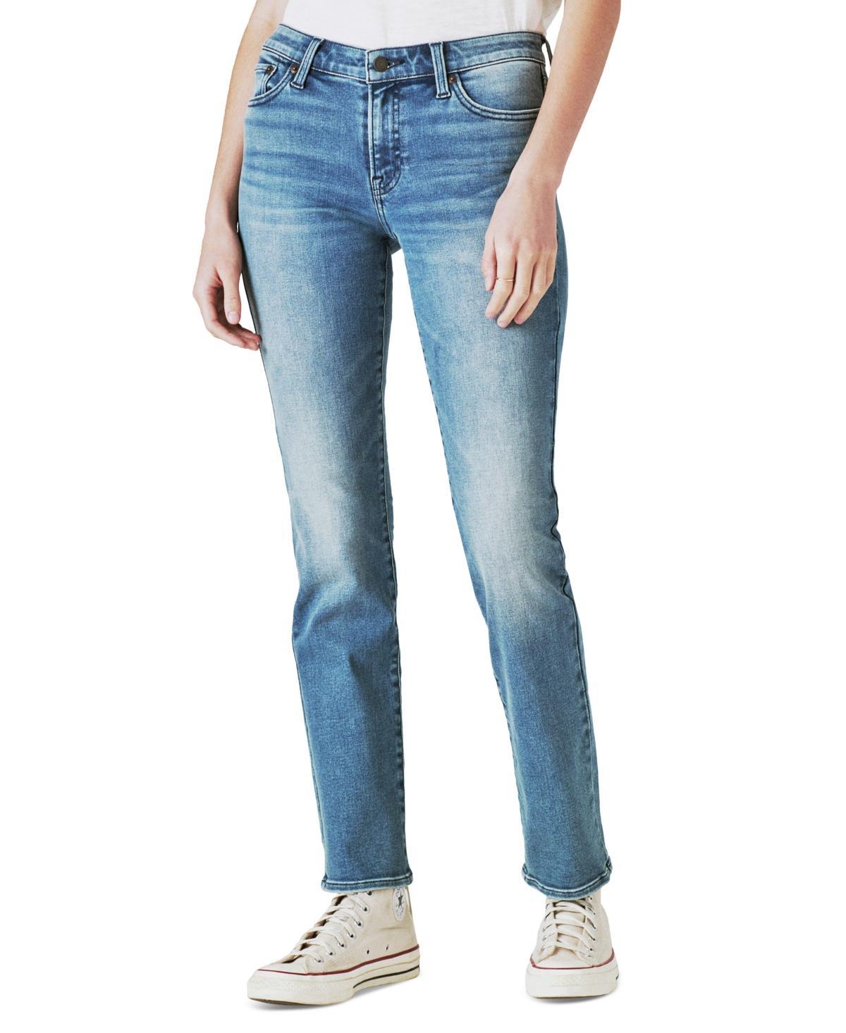 Lucky Brand Sweet Distressed Vented Cuff Straight Leg Jeans Product Image