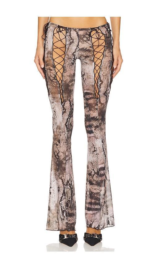 Lace Up Mesh Trousers Product Image