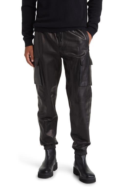 FRAME Leather Cargo Joggers Product Image