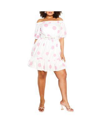 Plus Size June Spot Dress Product Image