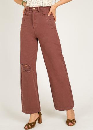 Addy Denim in Raisin Product Image