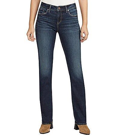 Silver Jeans Co. Elyse Mid Rise Slim Bootcut Jeans Product Image