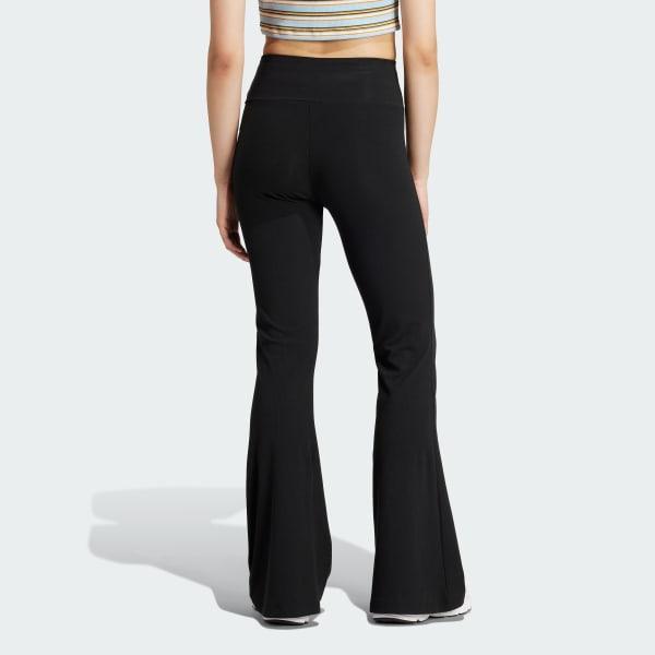 Essentials Rib Flared Leggings Product Image