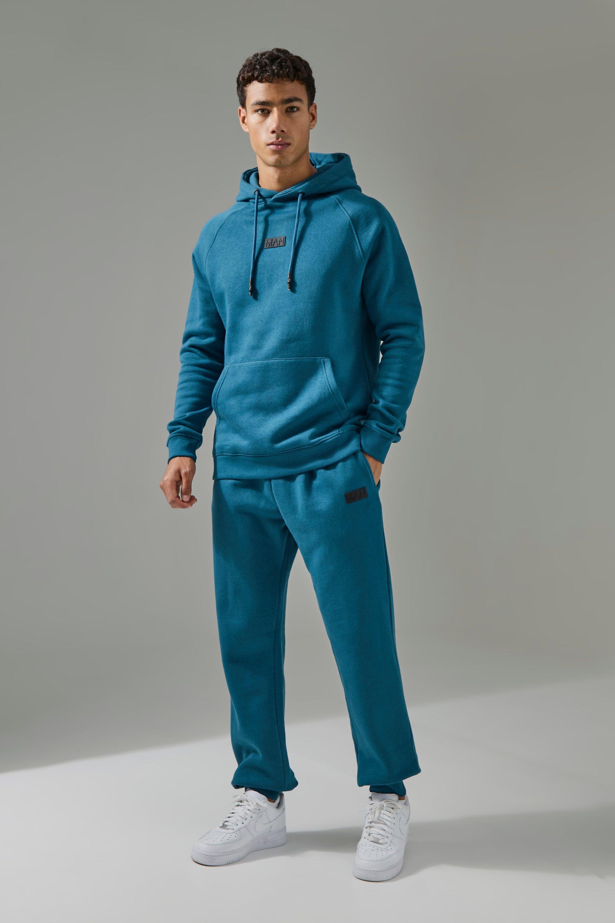 Man Active Hoodie & Sweatpants Tracksuit | boohooMAN USA Product Image