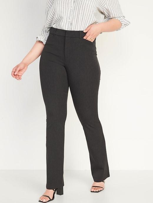 High-Waisted Pixie Flare Pants Product Image