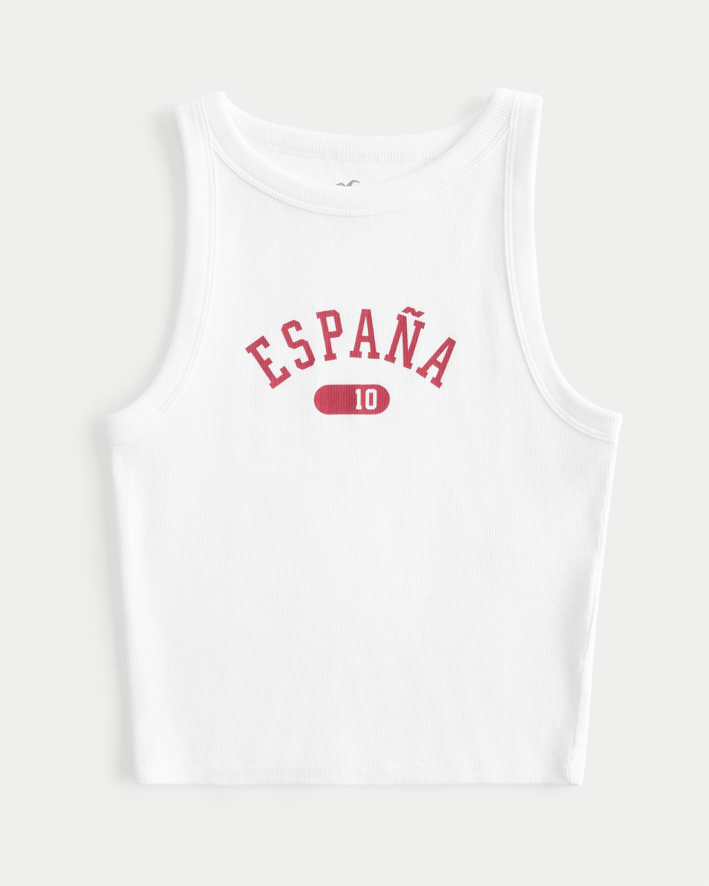 Ribbed España Graphic High-Neck Tank Product Image