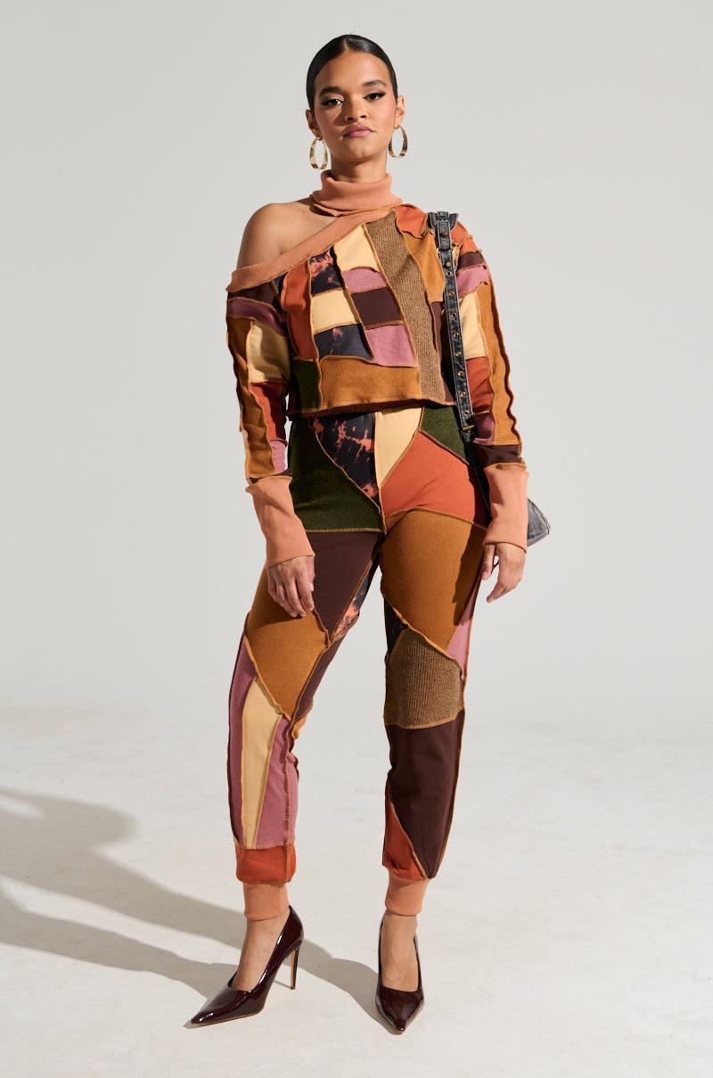 CATCH FEELINGS PATCHWORK JOGGER Product Image