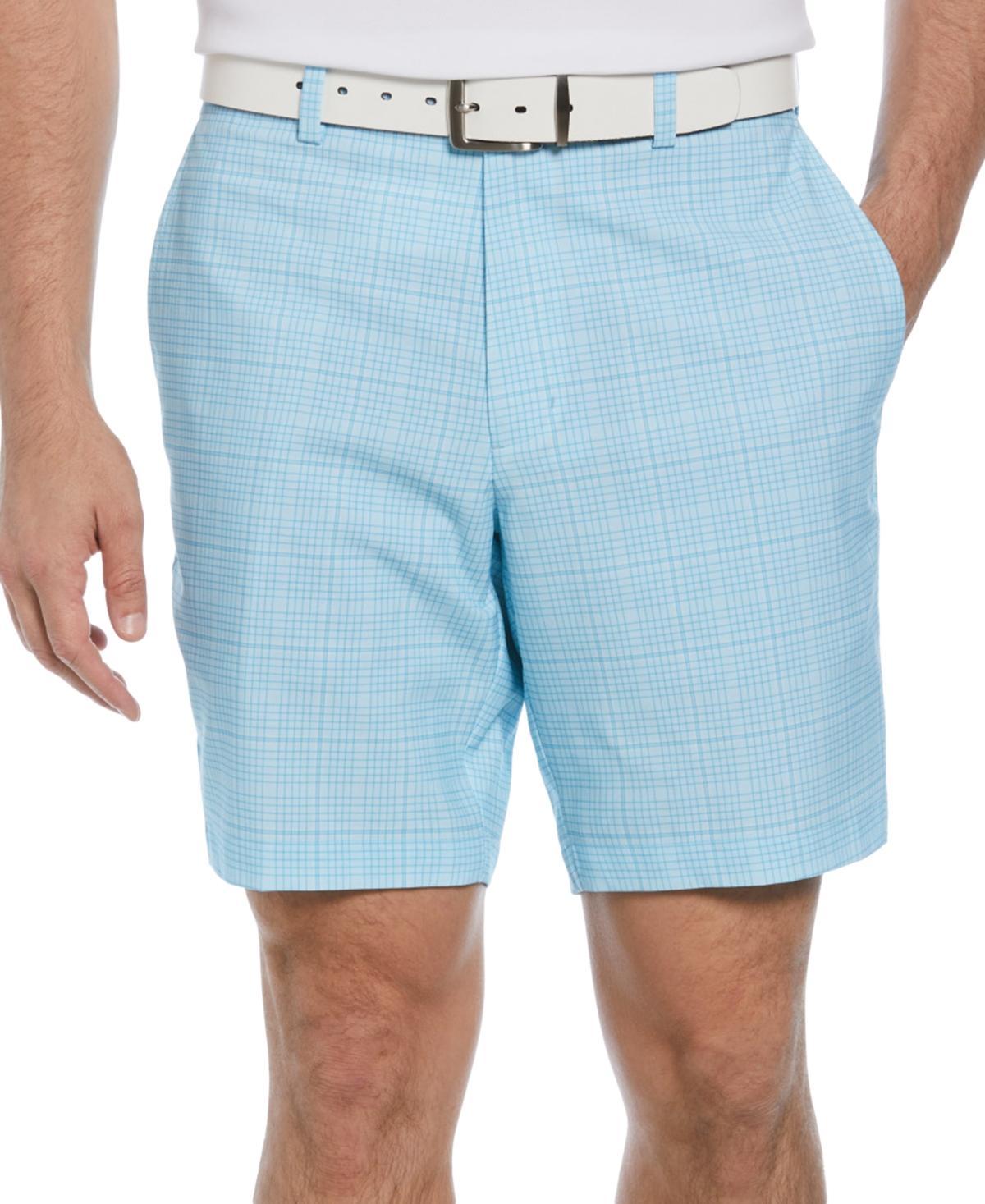 Pga Tour Mens Check Print Performance 8 Golf Shorts Product Image