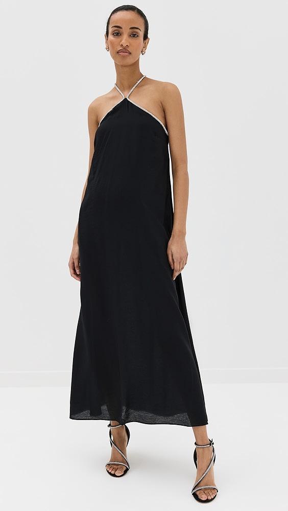 SIMKHAI Onyx Halter Neck Maxi Dress | Shopbop Product Image