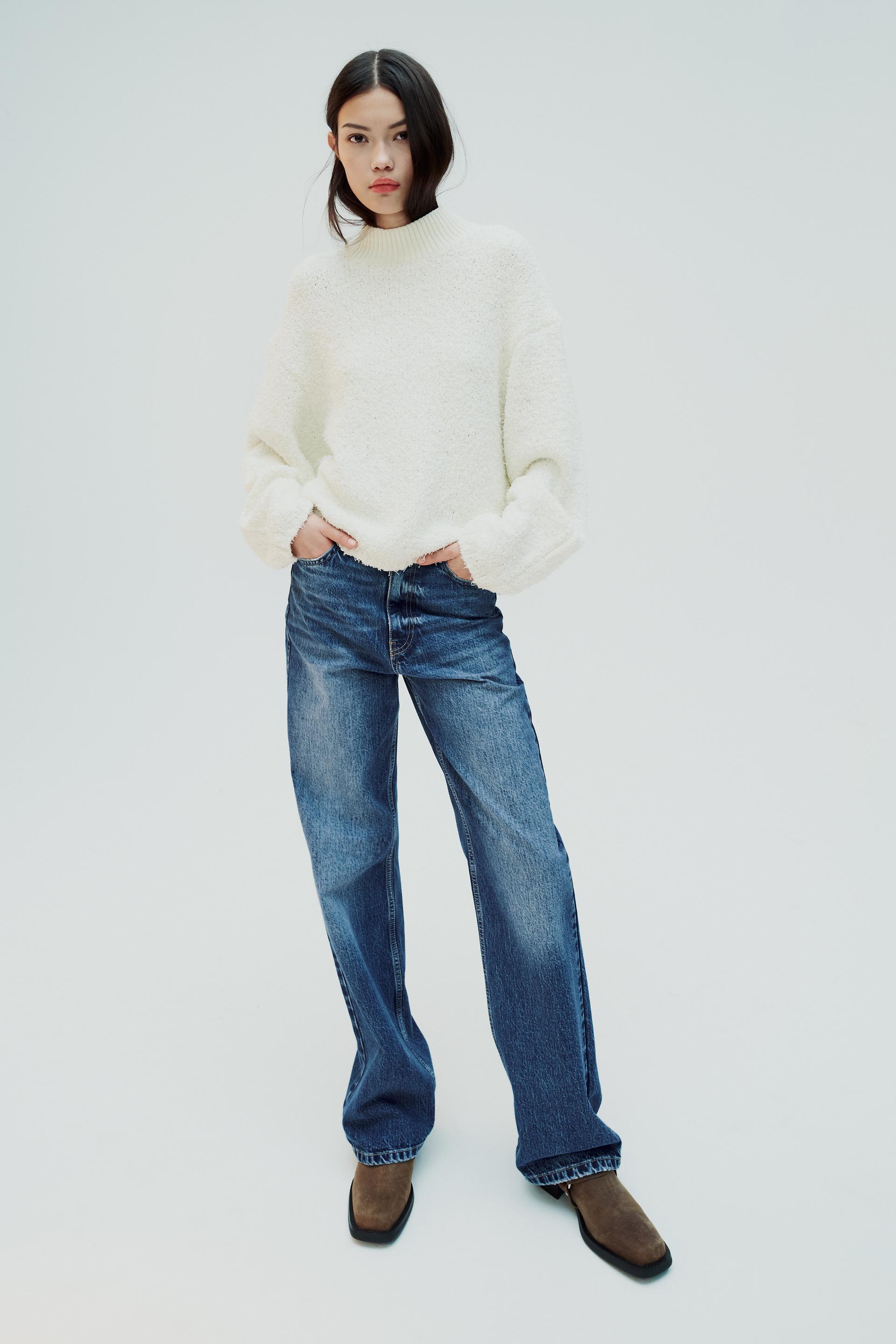 FUZZY KNIT SWEATER Product Image