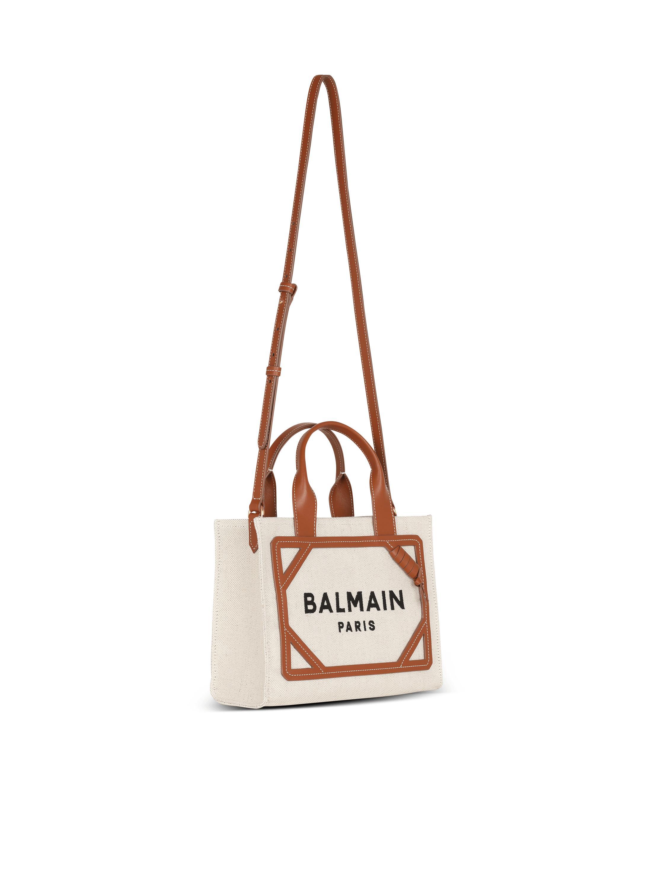 B-Army small tote bag in canvas and leather Product Image