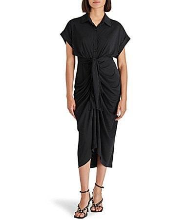 Steve Madden Tori Knit Dress in Black. - size 4 (also in 0, 10, 2, 6, 8) Product Image