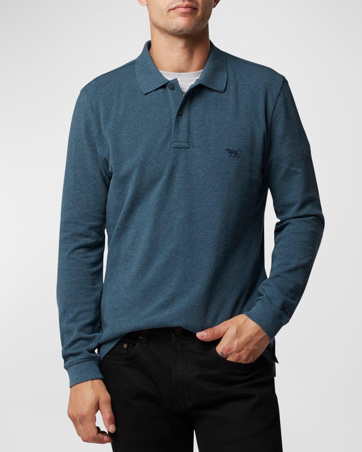 Rodd & Gunn Gunn Long Sleeve Polo Shirt Product Image