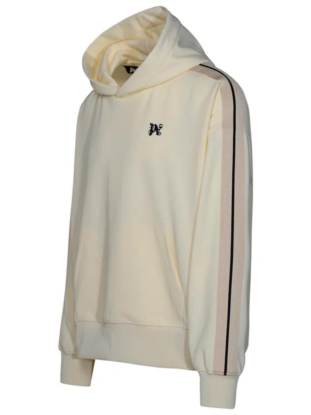 PALM ANGELS White Polyester Sports Sweatshirt Product Image