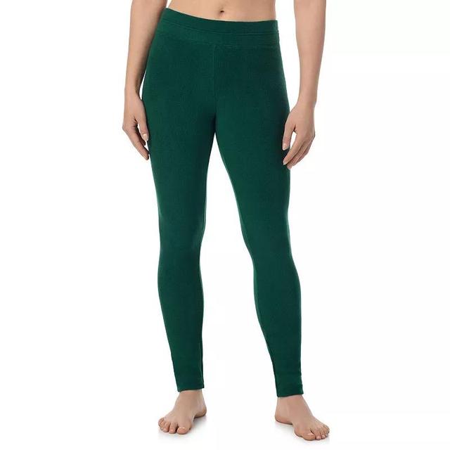 Womens Cuddl Duds Fleecewear with Stretch Leggings Green Product Image