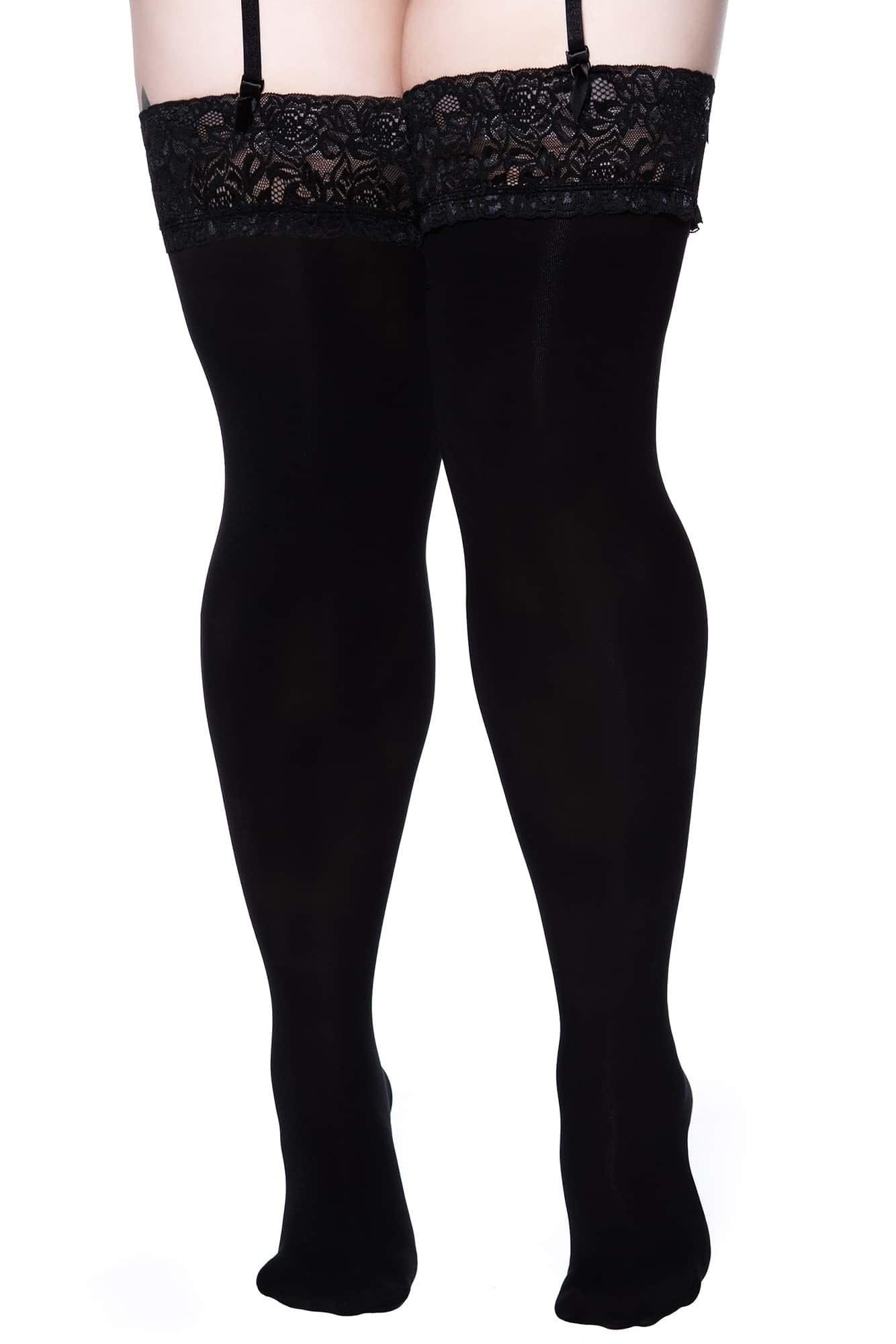 Stop Staring Thigh High Socks [PLUS] Female Product Image