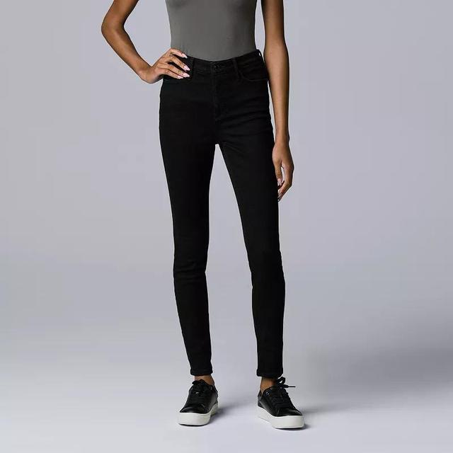 Womens Simply Vera Vera Wang Powerstretch Skinny Jeans Product Image