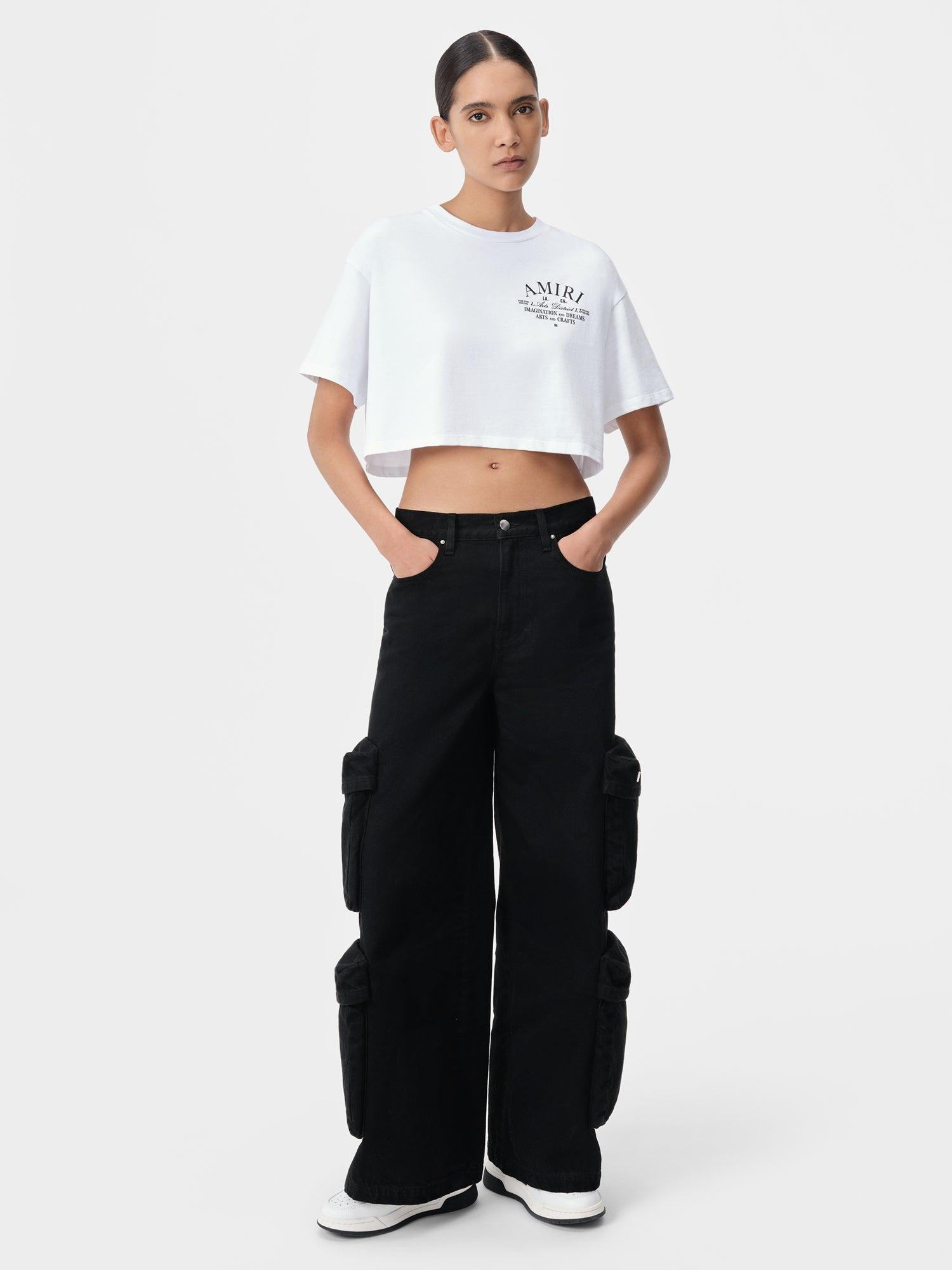 WOMEN - WOMEN'S ARTS DISTRICT CROPPED TEE - White Female product image