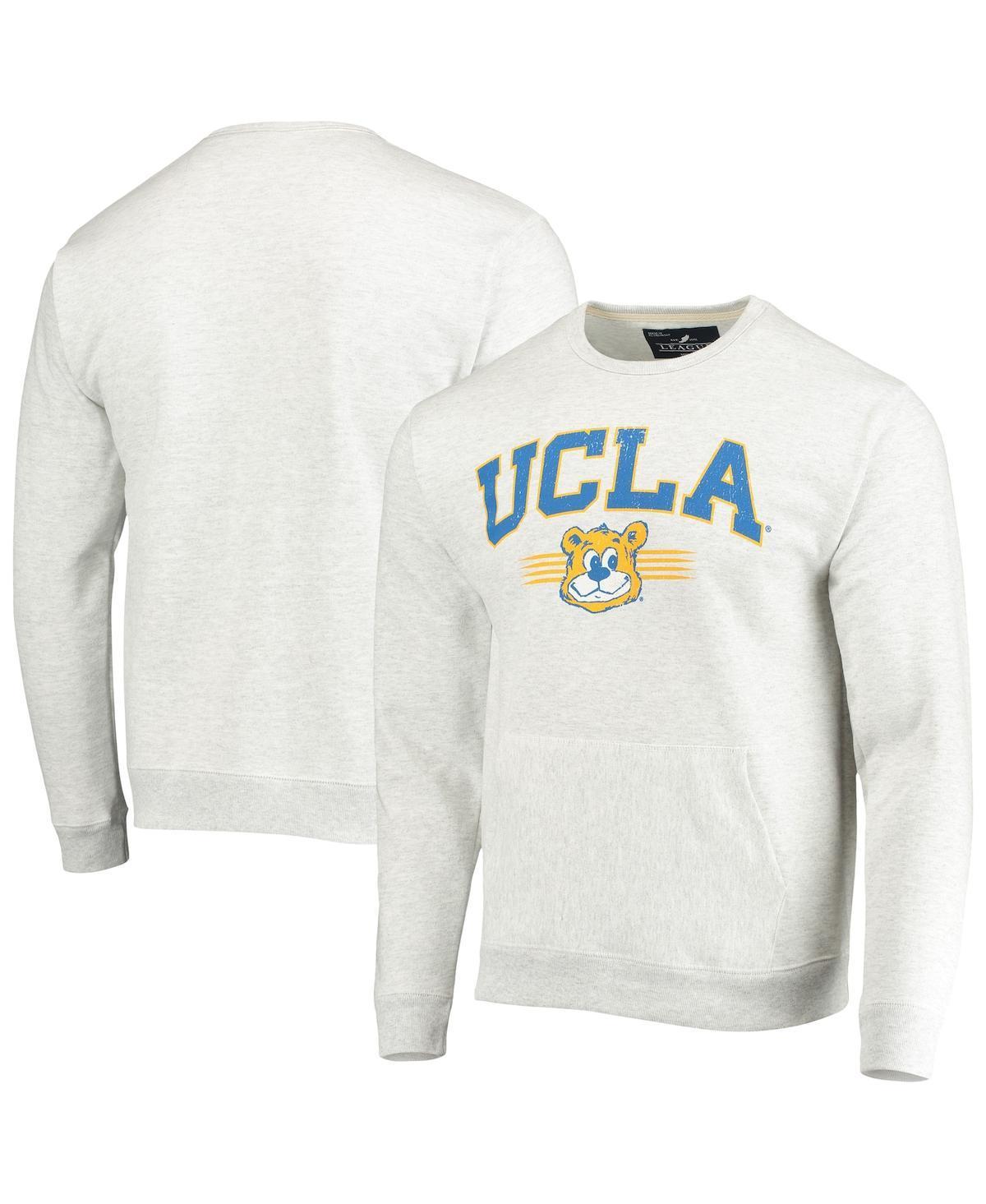 Mens League Collegiate Wear Heathered Gray UCLA Bruins Upperclassman Pocket Pullover Sweatshirt Product Image