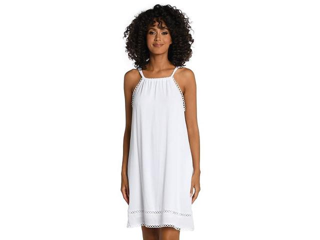 La Blanca Illusion Covers High Neck Dress Women's Swimwear Product Image