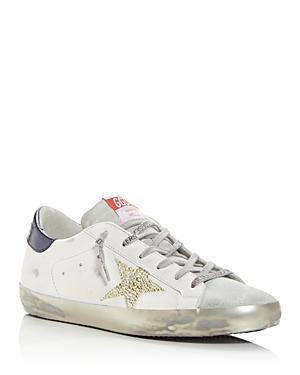 Golden Goose Super-Star Glitter Detail Low Top Sneaker Product Image