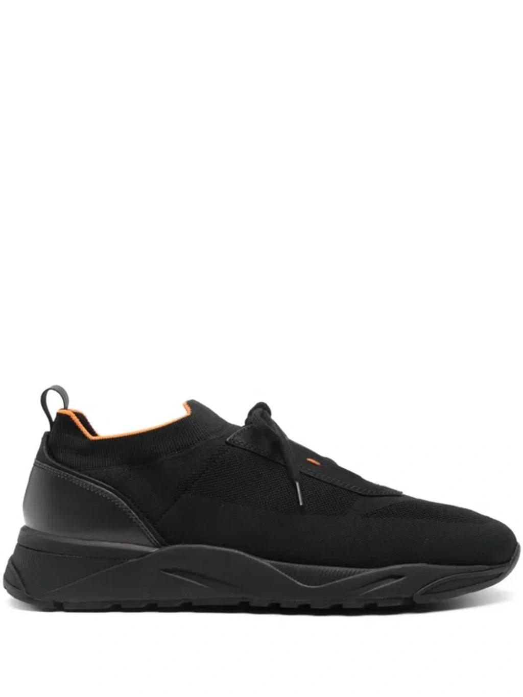 SANTONI Sneakers In Black Product Image