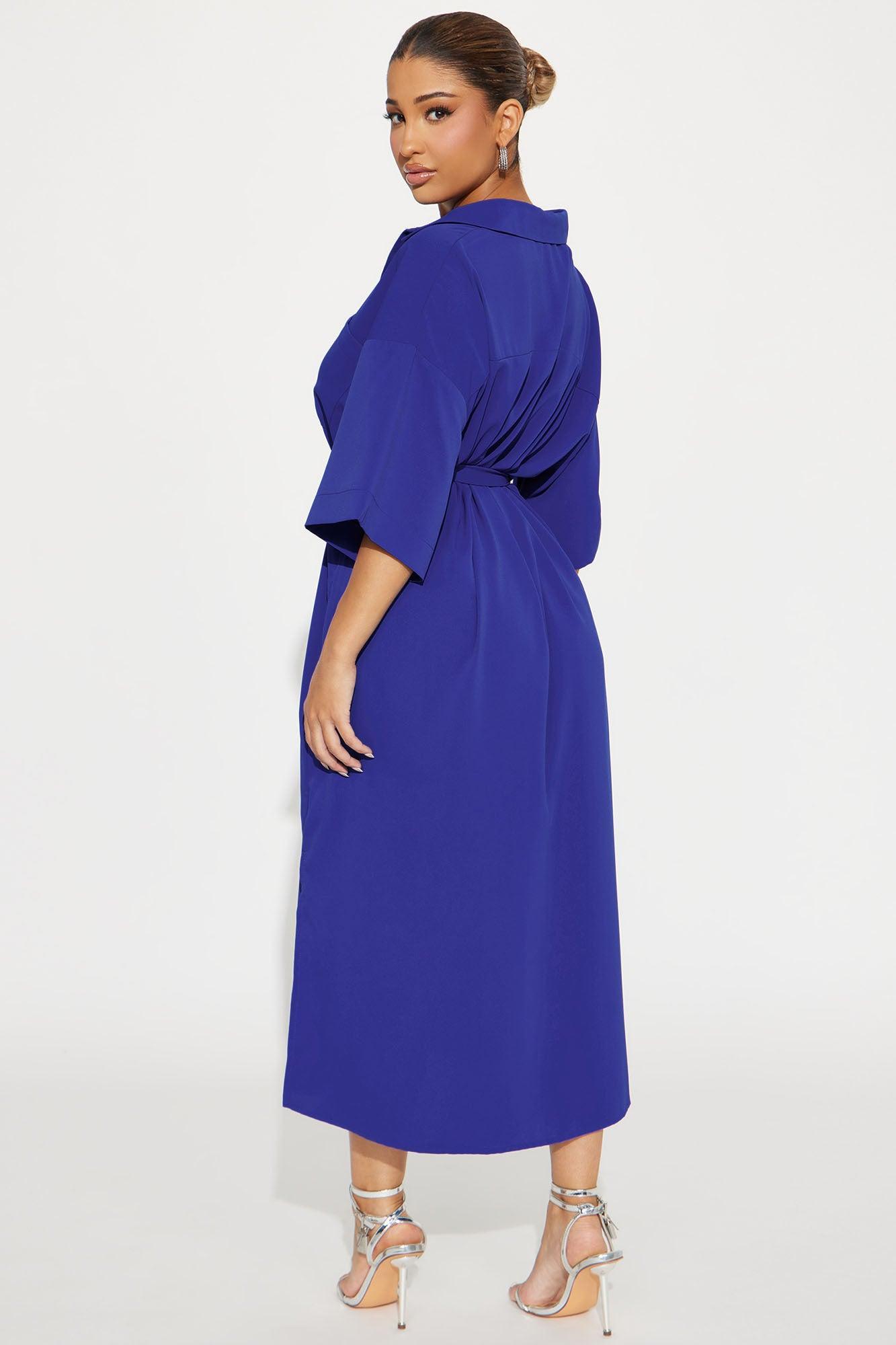 Leila Midi Dress - Royal Product Image