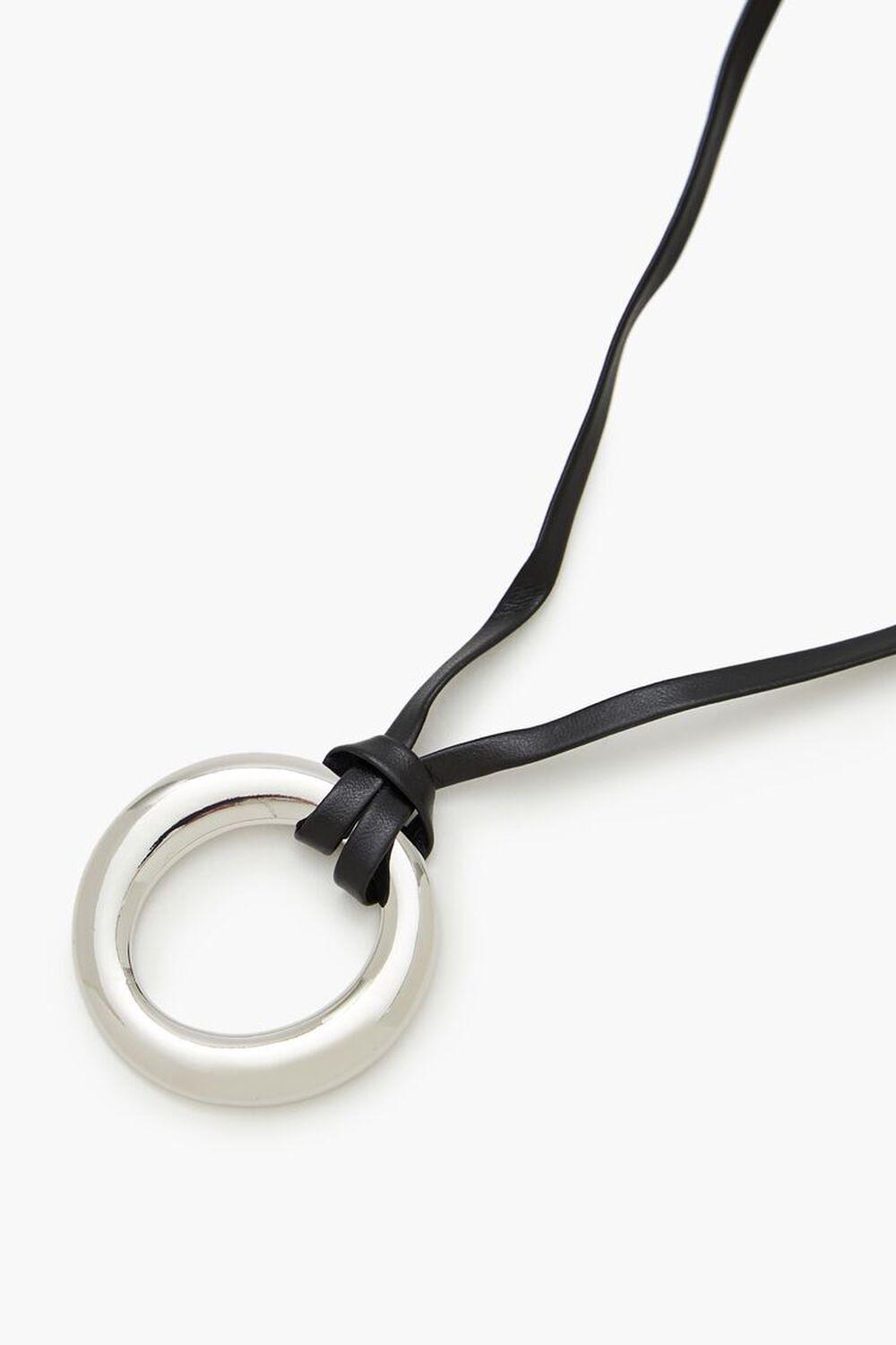 Faux Leather Cord O-Ring Necklace | Forever 21 Product Image