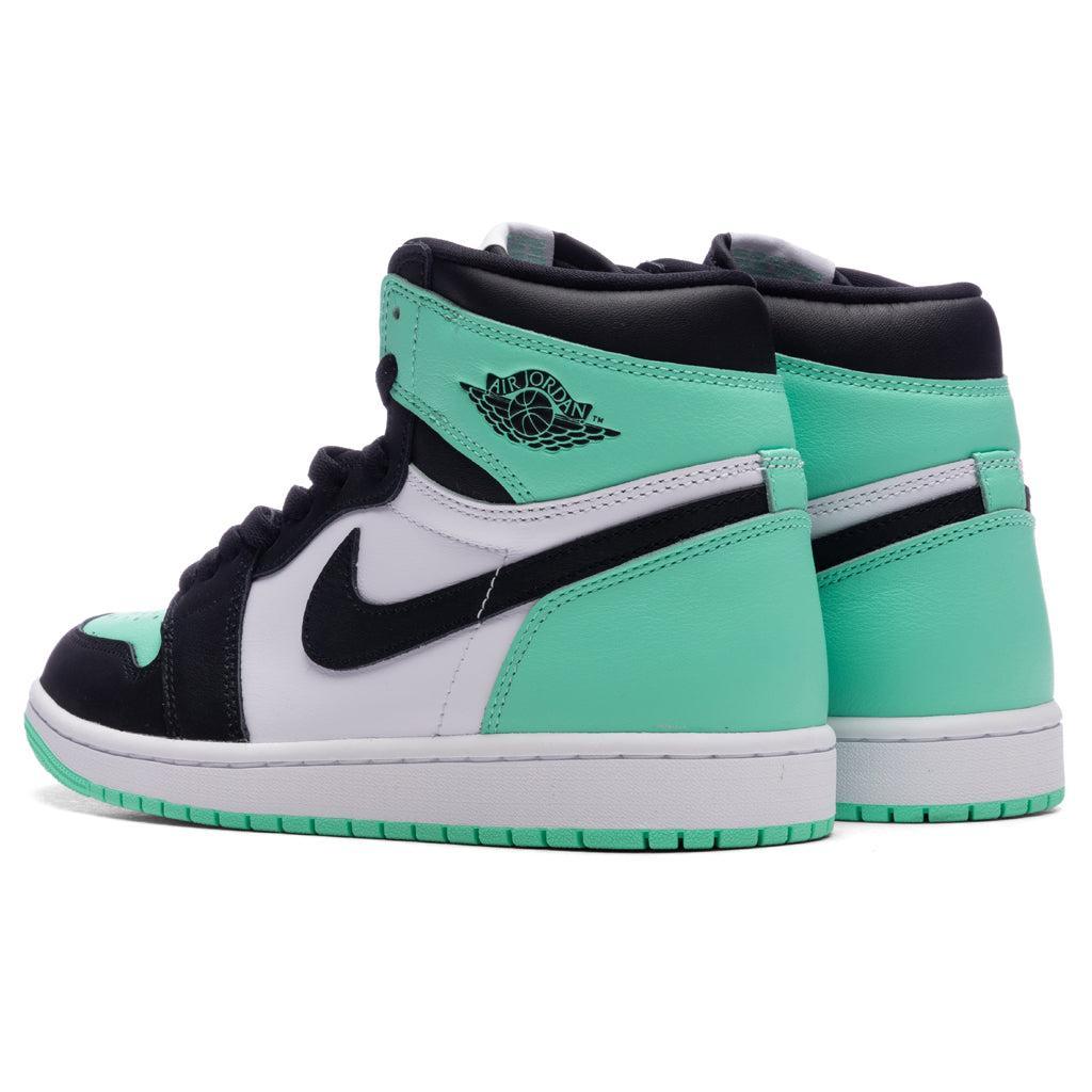 Air Jordan 1 Retro High OG - White/Black/Green Glow Male Product Image