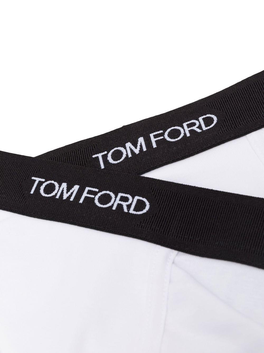 TOM FORD Pack Of Two Briefs In White Product Image