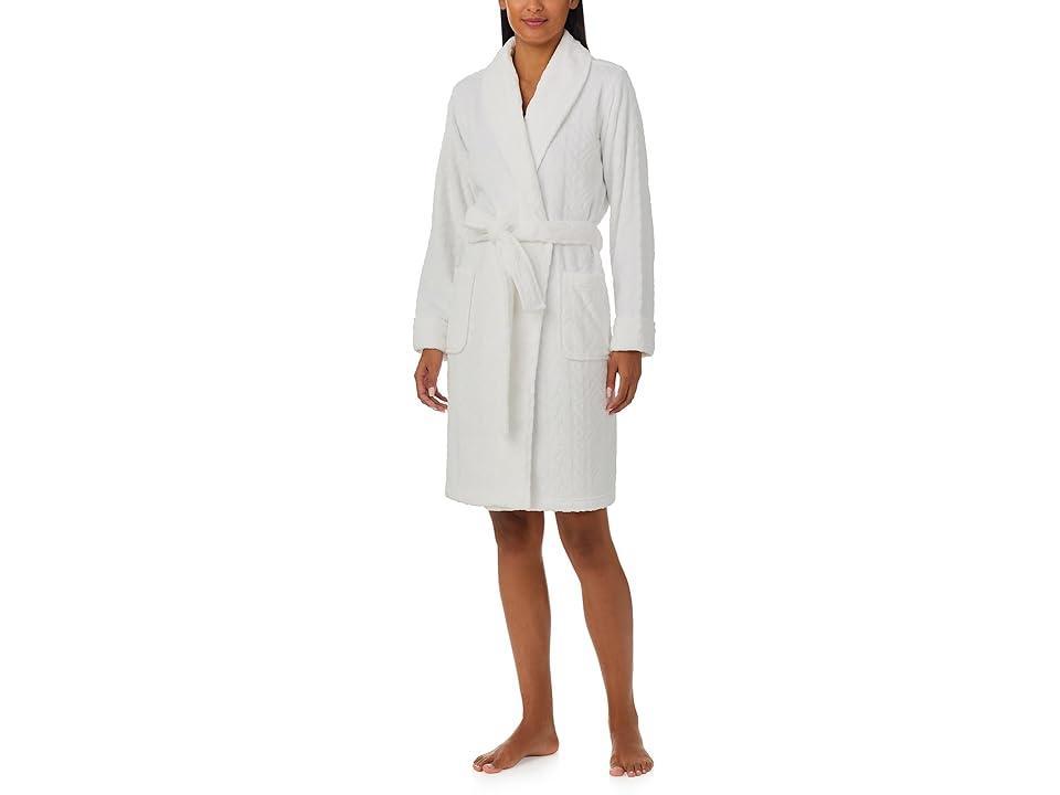 Lauren Ralph Lauren Lauren Ralph Lauren So Soft Shawl Collar Wrap Robe Women's Pajama Product Image