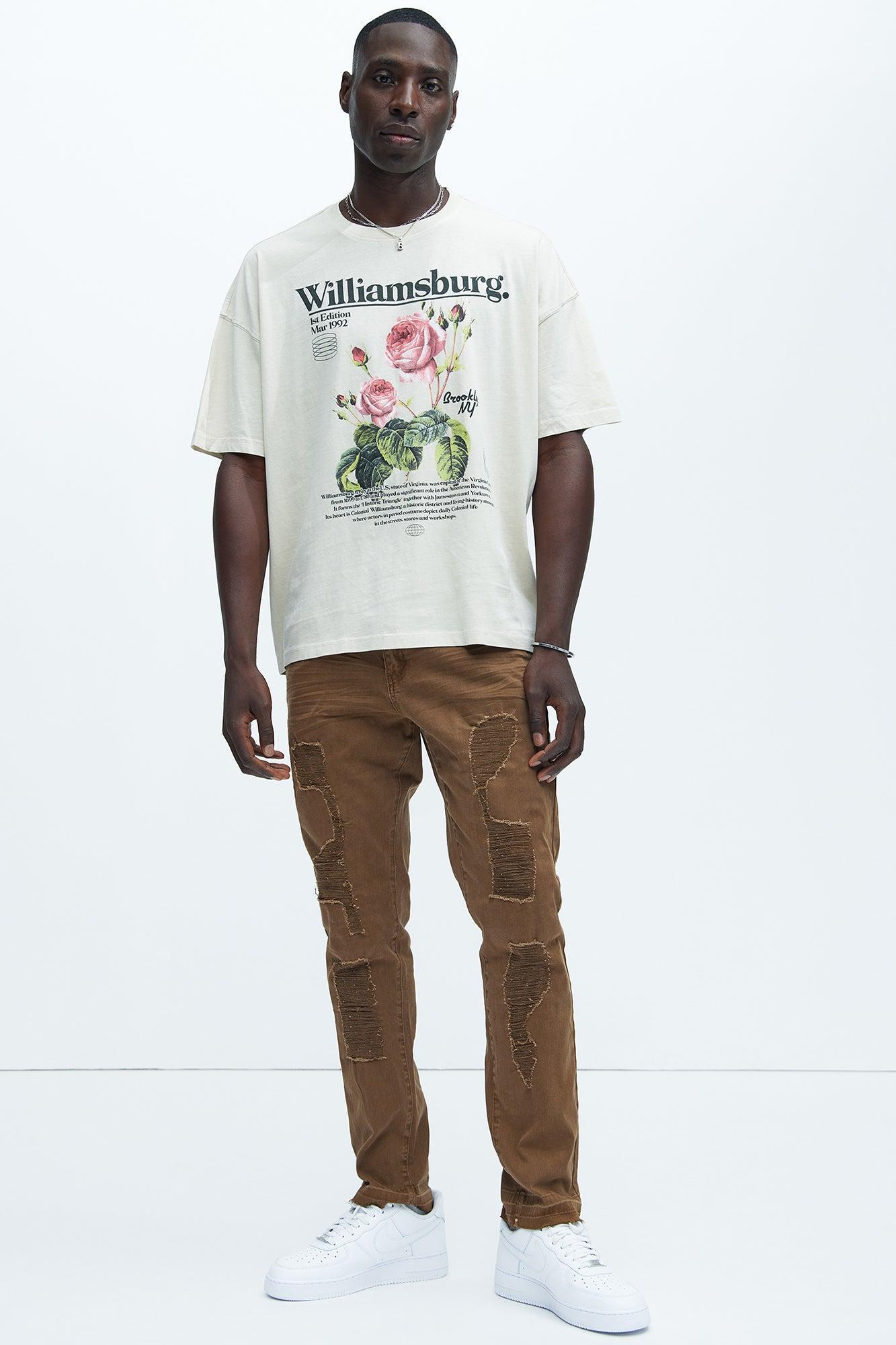 Williamsburg Oversize Short Sleeve Tee - Sand Product Image