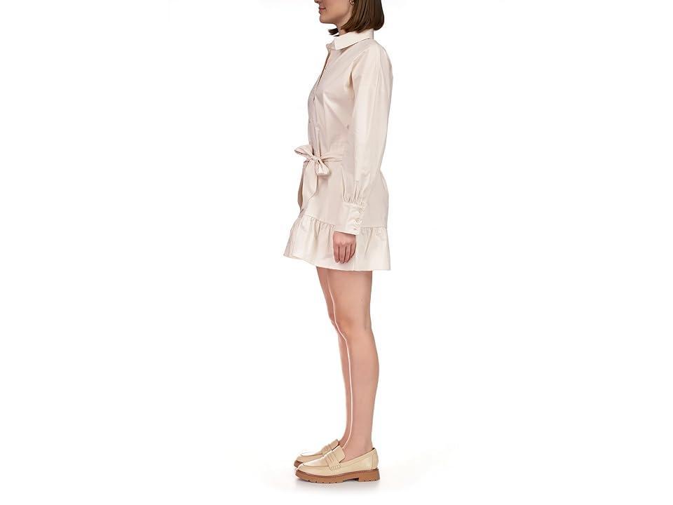 Sanctuary Tiered Shirtdress (Toasted Marshmallow) Women's Clothing Product Image