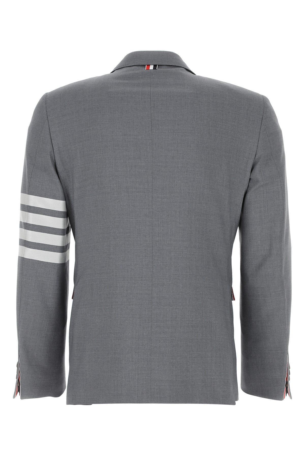 4-bar Jersey Sport Coat In Grey Product Image