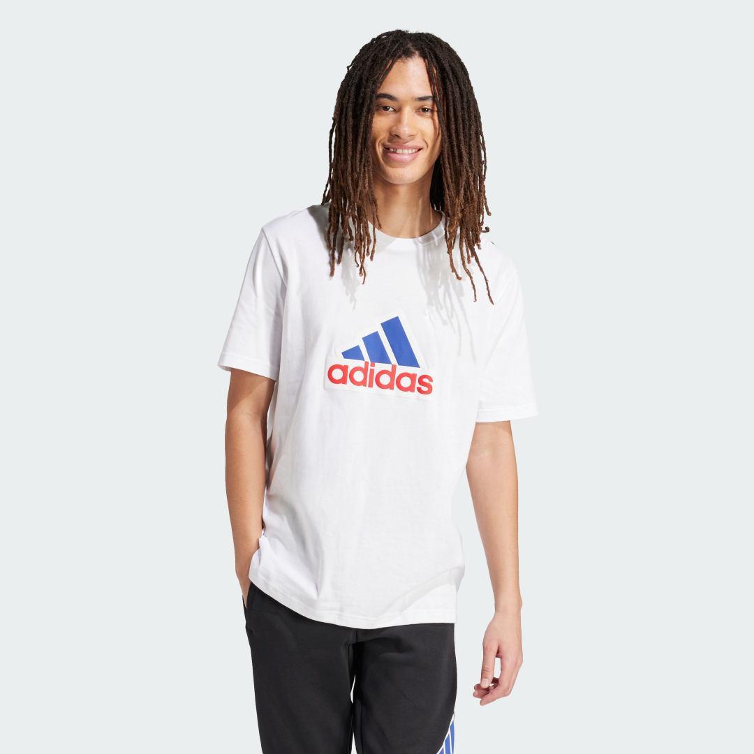 adidas Mens A Soft Cotton T-shirt with A Bold Graphic Finish Product Image