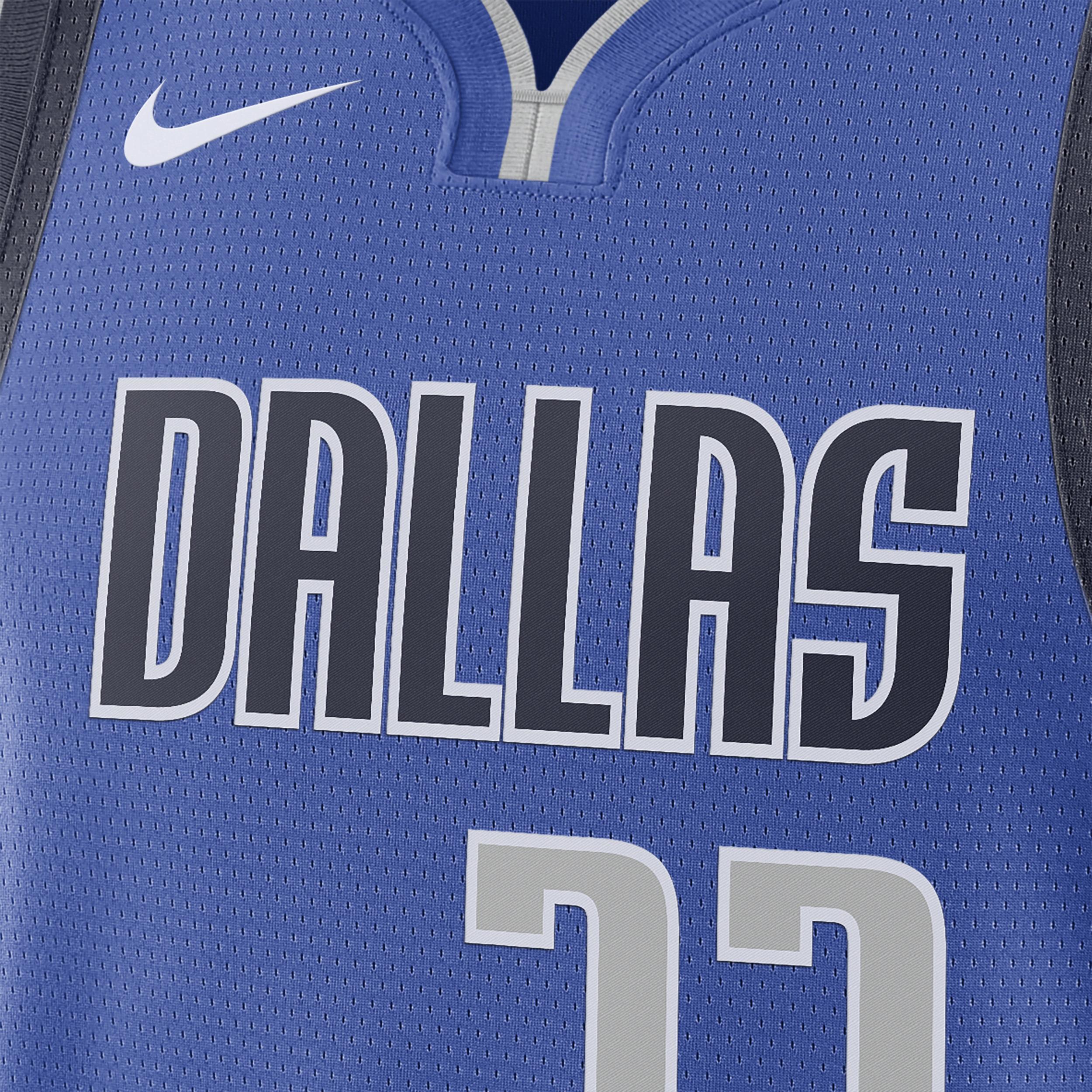 Mens and Womens Nike Luka Doncic Dallas Mavericks Swingman Jersey - Blue Product Image